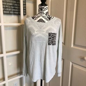 🔴 5/$25 PINK Long Sleeve Pocket Tee